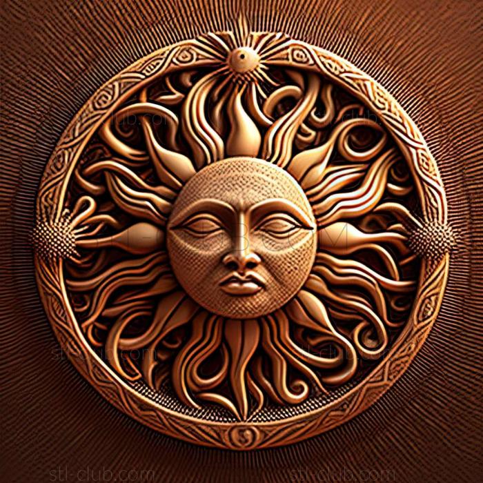 3D model sun (STL)